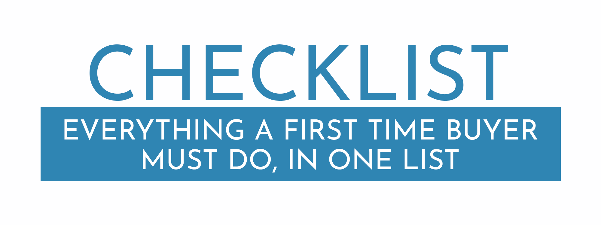 HOME PAGE CHECKLIST